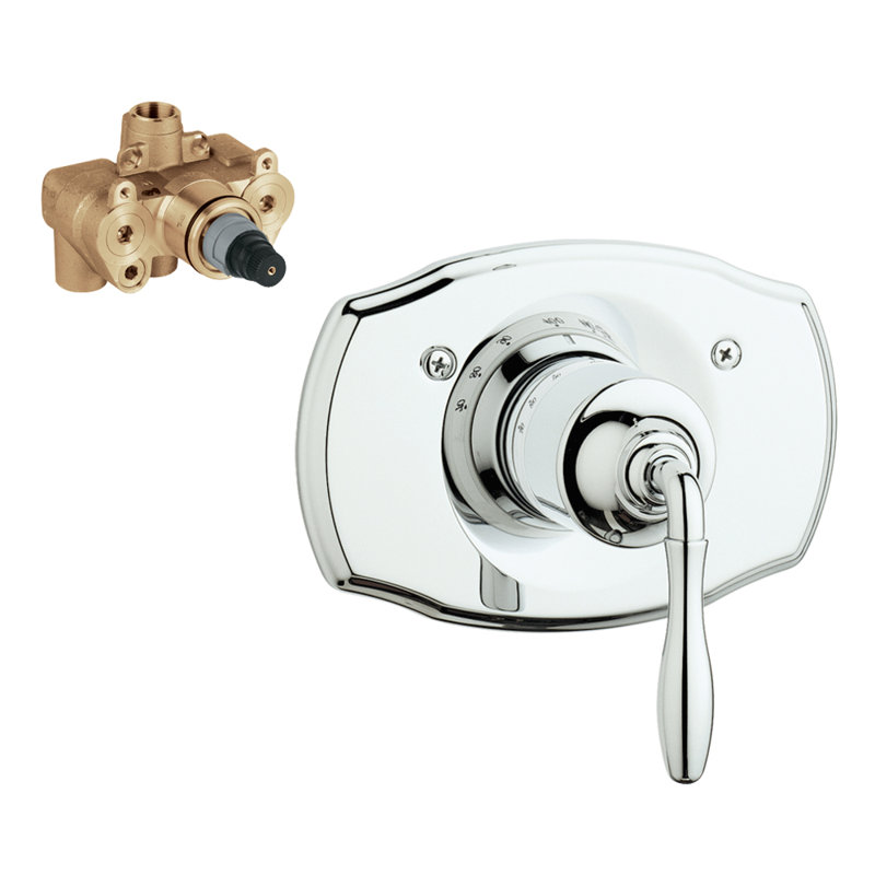 Grohe Seabury K1961434124R000 Tub and Shower Valve Kit Wayfair Canada